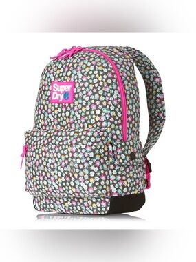 Superdry Floral & Pink Trim Backpack